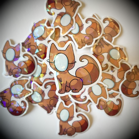 Phantail - Holographic Sticker