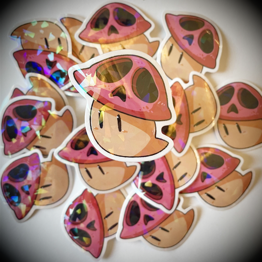 Mushadow - Holographic Sticker