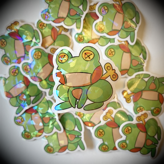 Poppetoad - Holographic Sticker