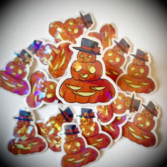Gourdrio - Holographic Sticker