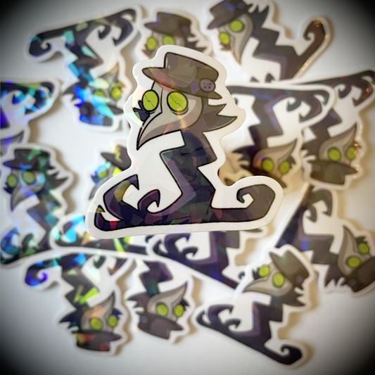 Plaugrim - Holographic Sticker