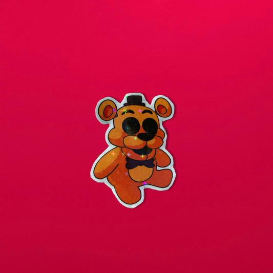 Five Night's at Freddy's Holographic Golden Freddy Sticker