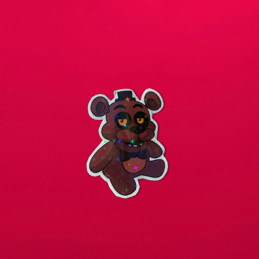 Five Night's at Freddy's Holographic Freddy Sticker