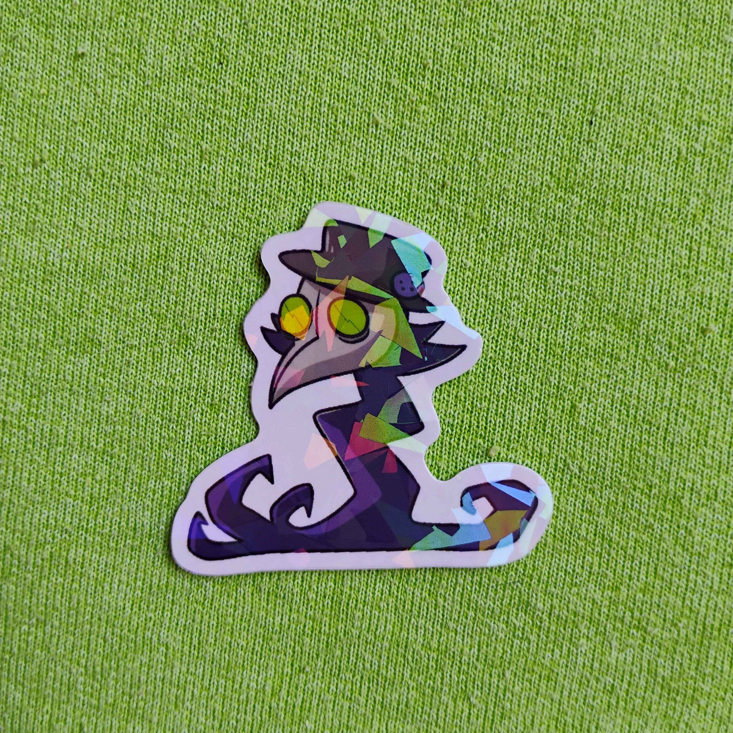 Plaugrim - Holographic Sticker