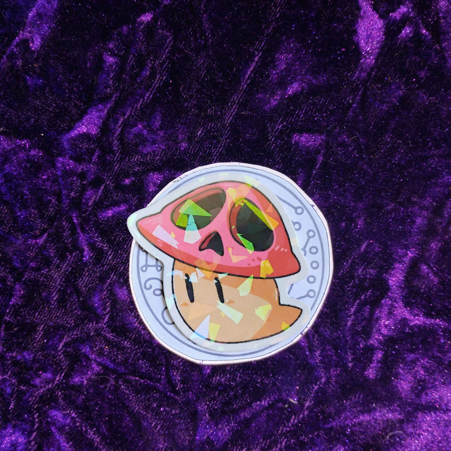 Mushadow - Holographic Sticker
